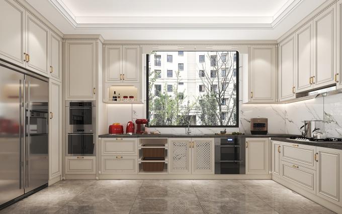 Custom Kitchen Cabinets Premium Quality Wood Exquisite European Style Factory 0