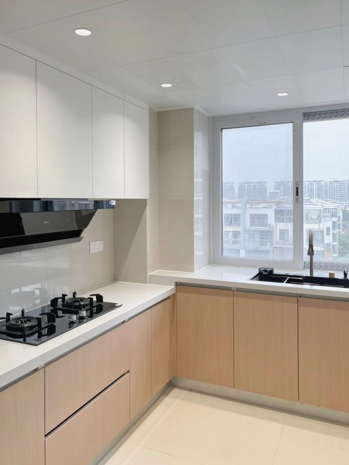 High End Interior Design Commercial Coffee Bar Counter Kitchen Cabinet 1