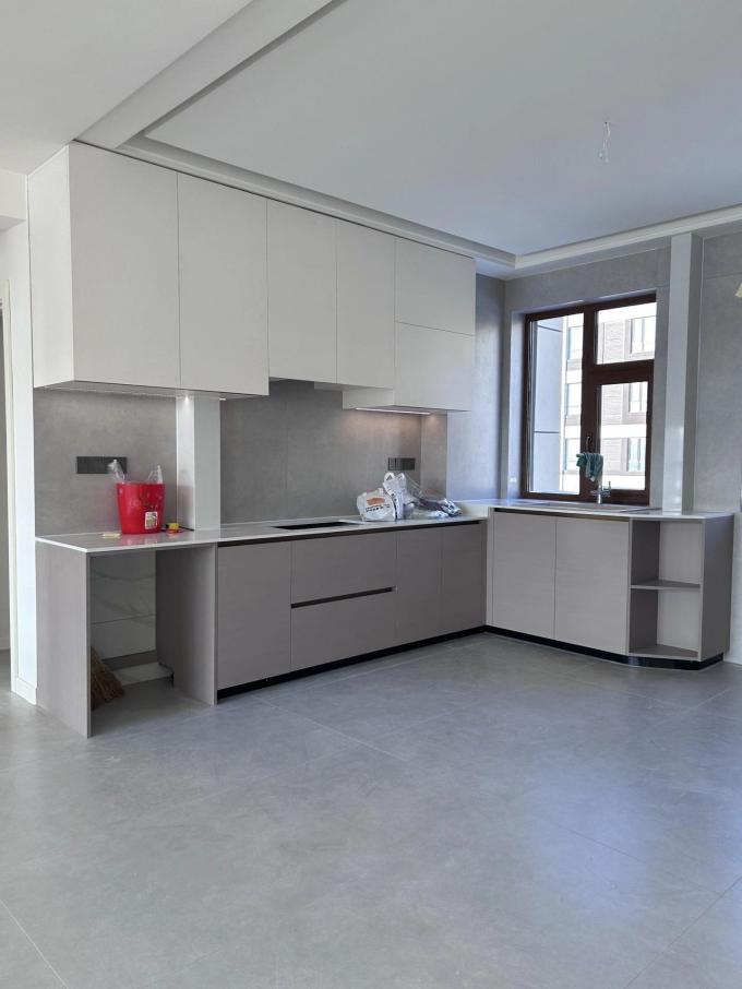 High End Interior Design Commercial Coffee Bar Counter Kitchen Cabinet 4