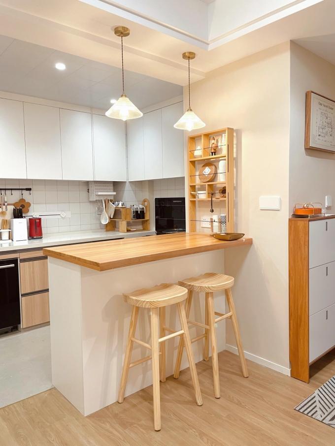 Direct Manufacturer Ready Made Finished Aluminum Glass Door Kitchen Cabinet 4