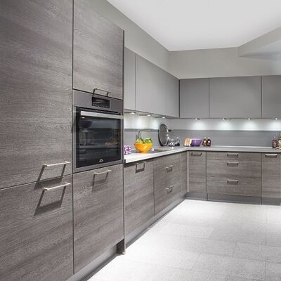 buy Microwave Ethiopian Modern Kitchen Cabinet Alder Wood Movable online manufacturer