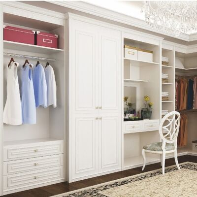 buy Custom Made L Shaped Walk In Closet Wardrobe 5x4 7x7 online manufacturer