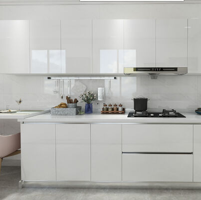 buy Furniture Flat Pack Kitchen Cabinet Designs White Gloss Kitchen Set online manufacturer