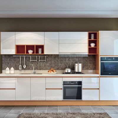 buy Commercial Metal Modular Kitchen Aluminium Furniture Supplier Elegant Cabinet online manufacturer