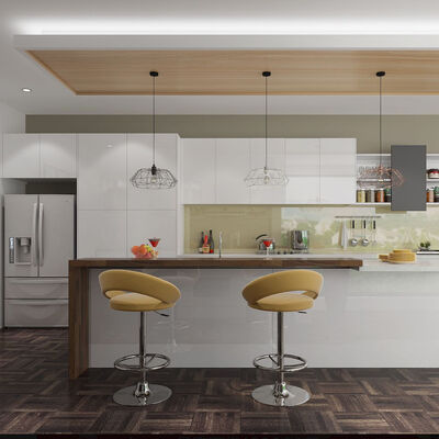 buy European Style Custom Lacquer Acrylic Finish Solid Wood Kitchen Cabinet online manufacturer