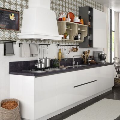 Modern Apartment Kitchen Cabinet with Optional Appliance Home Storage