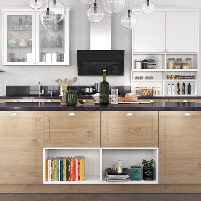 buy Customized Latest Modular Modern Kitchen Cabinet online manufacturer