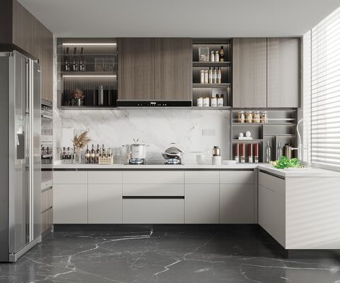 buy Modern Kitchen Cabinets Sets Modular Wall Mounted Kitchen Cupboards Furniture online manufacturer