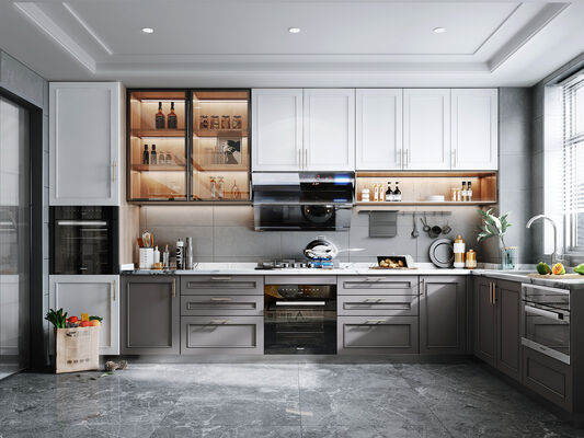 buy Particle Board Carcass Modern Kitchen Cabinet For Hotel  Shaker Style Cabinets online manufacturer