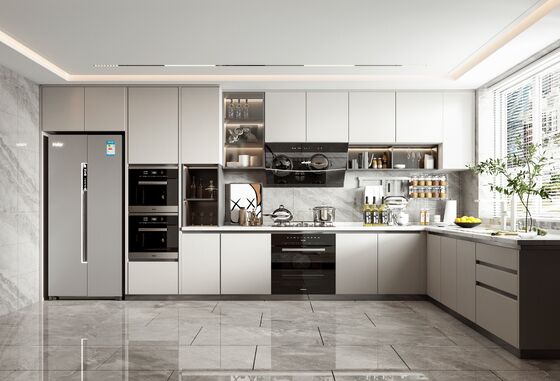 buy Matt White Lacquer Finished Modern Design Kitchen Pantry Cabinets online manufacturer