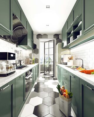 Custom North American Simple Design Flat Pack Modern Shaker Kitchen Cabinets