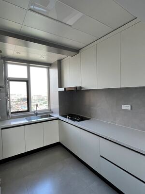 buy Modern Minimalist Large Kitchen Cabinet With Sink Plywood Cupboard online manufacturer