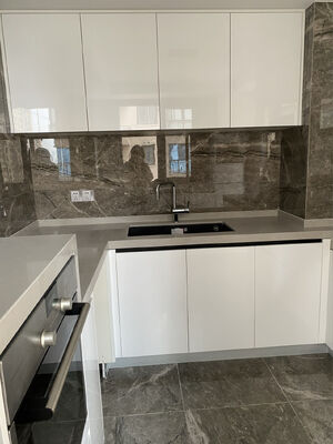 buy European Grain Complete Sets Modern Designs Kitchen Cabinet For Apartment online manufacturer