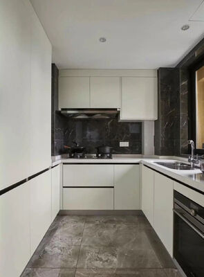 buy Lacquer Cupboard Wood Veneer Finished Kitchen Cabinet With Island online manufacturer