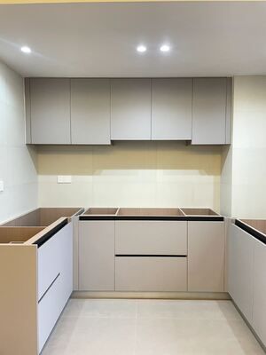 Customized Kitchen Modern Chinese Furnituer Melamine Kitchen Cabinetry