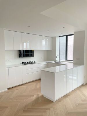 buy Residence Custom Sintered Stone / Marble / Granite Laminate Kitchen Furniture Sets online manufacturer