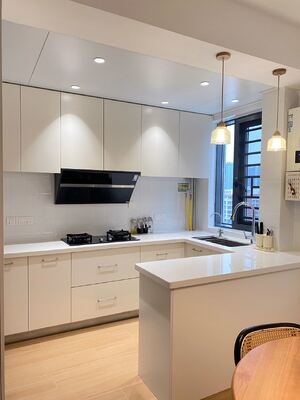 Standard Export Packing Customized Storage Kitchen Cabinet Design