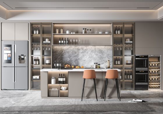 Custom Apartment Kitchen Cabinets Modern Cupboard For Apartment