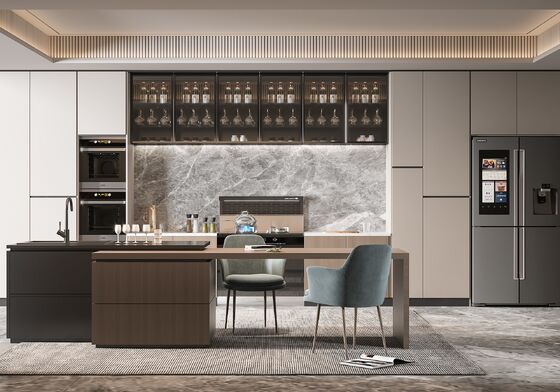 buy Modern Kitchen Cabinet with Granite Countertop Custom Design online manufacturer