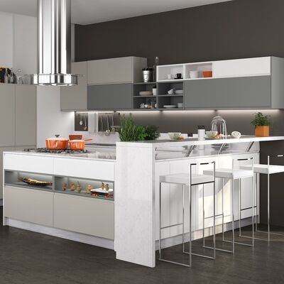 Sleek White Ready Made Kitchen Cabinets Built In Pantry Cabinet Plywood