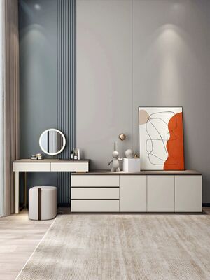 Scandinavian Bedroom Space Saving Dressing Table Nightstand Furniture
