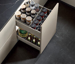 Adjustable Stainless Steel Pull Out Basket For Kitchen Cabinets Spice Rack
