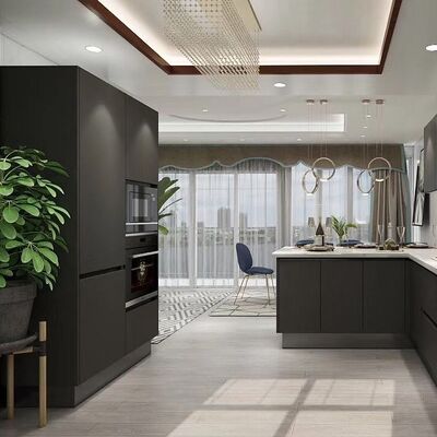 Appliance Modern Kitchen Cabinet With Particle Board & Plywood  Materials