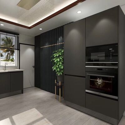 Appliance Modern Kitchen Cabinet With Particle Board & Plywood  Materials