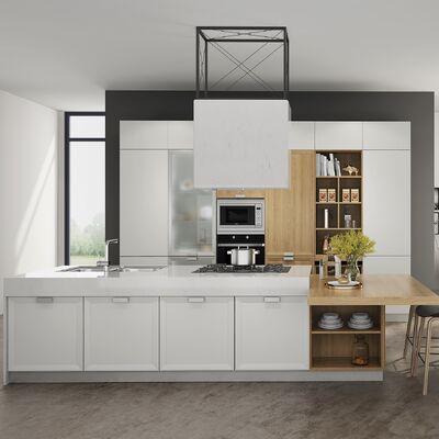 China Manufacturer Small Home Modular Kitchen  Friendly E0/E1 Grade Furniture