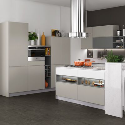 Standard Kitchen Wall Cabinets Lacquer Door Panel Interior Home Style Villas