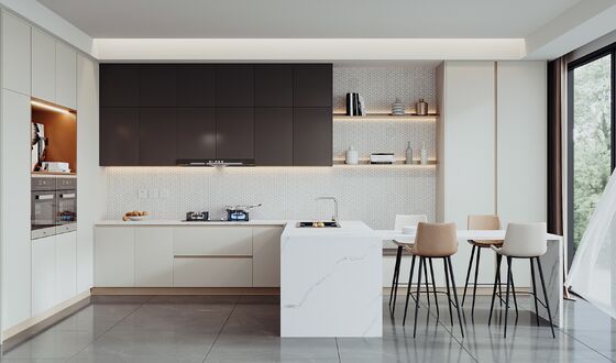 Modern Style Luxury Custom Kitchen Unit Modern Customized Durable Wall Cabinets