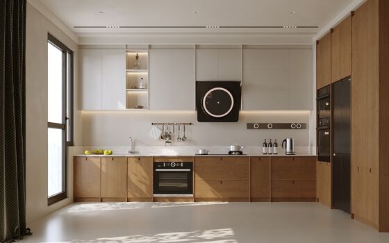 Modern Simple Multifunctional Custom Cabinets with Island Kitchen Cupboard