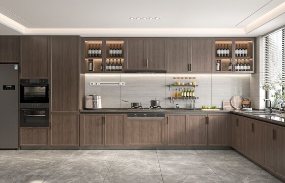 Full Set Kitchen Furniture Modern Style High End Customize Cabinet Kitchen
