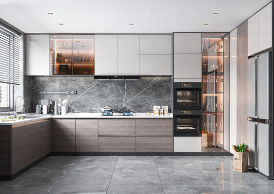 Full Set Kitchen Furniture Modern Style High End Customize Cabinet Kitchen