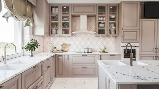 Modular Modern Kitchen Cabinet Builders White Oak Custimized
