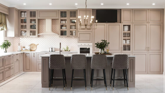 Modular Modern Kitchen Cabinet Builders White Oak Custimized