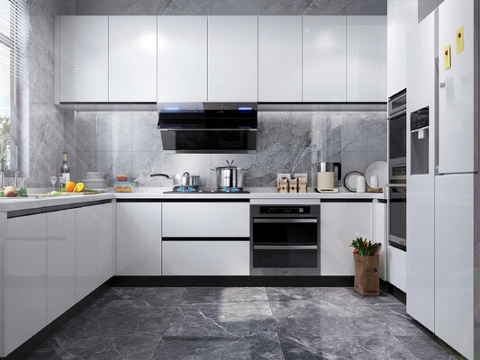 European Style Frameless Ready To Assemble Modular Modern Kitchen Cabinets