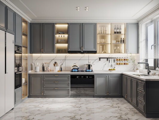 China Manufacturer Modern Wooden Kitchen Cabinet Carcase Designs Custom