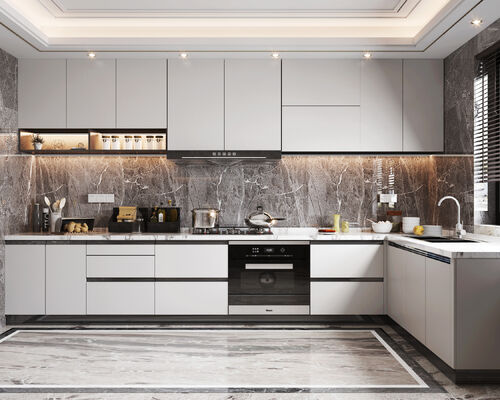 Furniture Product Essay Assembly Kitchen Cabinet Apartment Use Laminate Finish