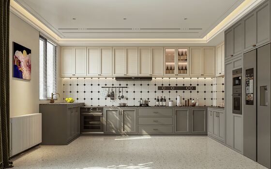Villa Kitchen Ready To Assemble Modern Large Style Complete Kitchen Cabinet
