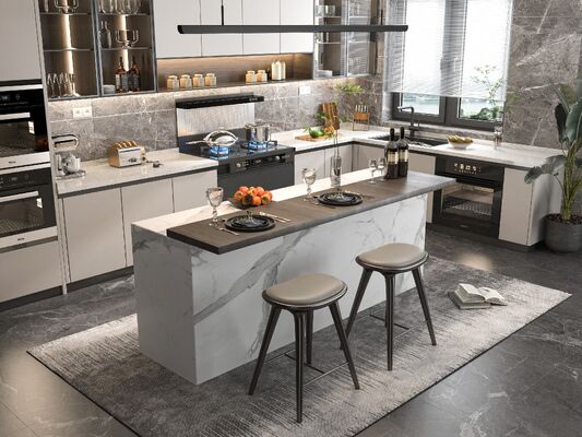 Eco Durable Kitchen Pantry Cupboard Kitchen Cabinet  Modern Design