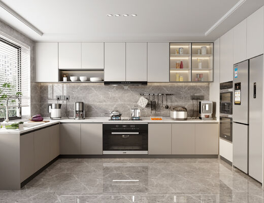 Kitchen Cabinet Guangzhou Small Size Design With Custom Aluminium Door
