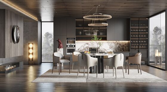 Multifunctional Kitchen Cabinets Kitchen Cupboard Solid Wood Home Furniture