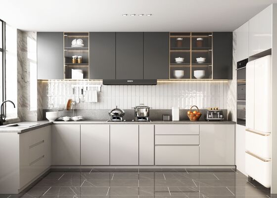 One Stop Designs Cabinetry Cupboard Furniture Set Acrylic Kitchen Cabinet Set