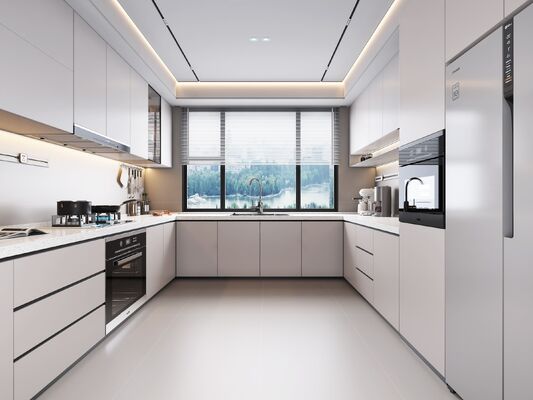 Standard European Furniture Complete Smart Kitchen Pantry Storage Cabinets