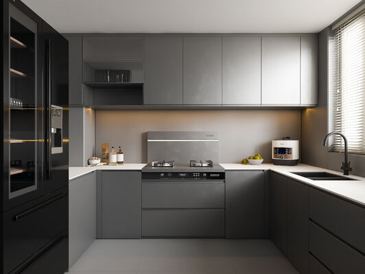Lacquer Kitchen Cabinet  French Design Laminate Commercial Kitchen Cabinets