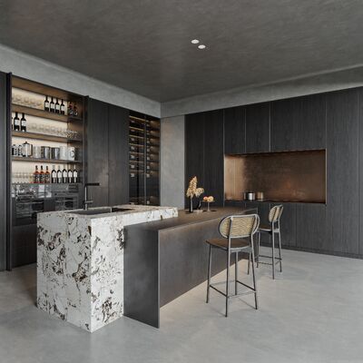 Italian Style Kitchen Cabinet Custom Made Wooden Kitchen Furnitures