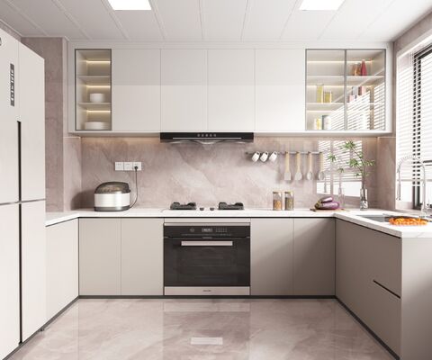 Modern High End Customize European Living Room Kitchen Cabinet For Apartment