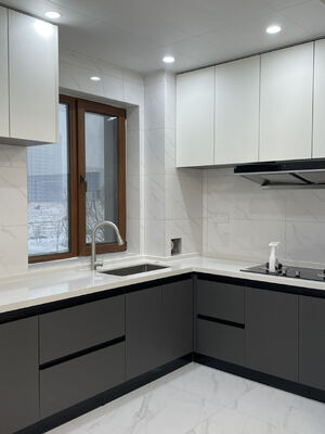Apartment Elegant Modern Minimalist Kitchen Cabinet For Stylish Interiors