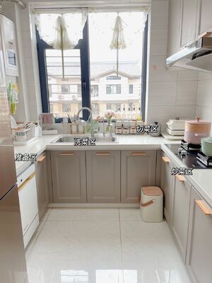 Laminate Kitchen Cabinets Full Set Home Furniture With Stainless Steel Sinks